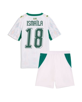 Billige Fotballdrakt Senegal Ismaila Sarr #18 Replika Hjemmedraktsett Barn VM 2026 Kortermet (med bukser)